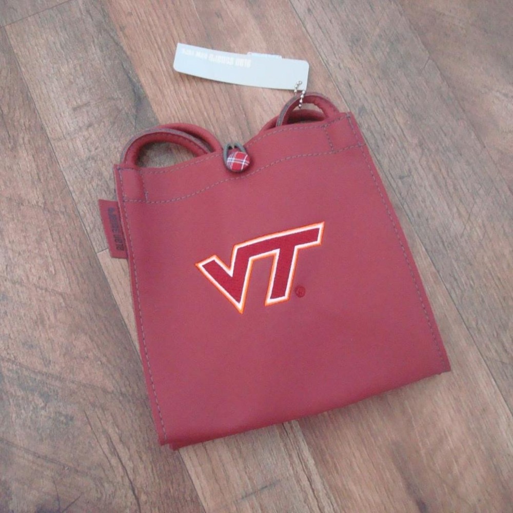 VIRGINIA TECH 7X8 BAG PURSE VINTAGE NEW TAILGATE‎ HANDBAG TOTE